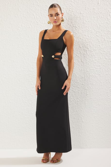 Schlichtes, ärmelloses Maxikleid für Damen, ideal für Abschlussfeiern, Ball und Abendveranstaltungen - Image 1