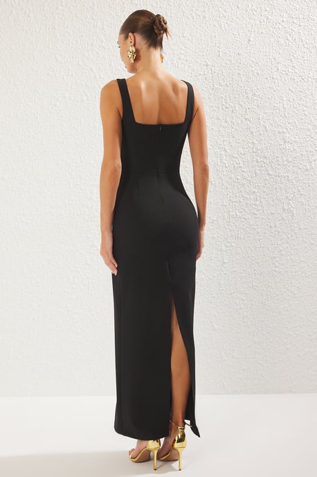 Schlichtes, ärmelloses Maxikleid für Damen, ideal für Abschlussfeiern, Ball und Abendveranstaltungen - Image 3