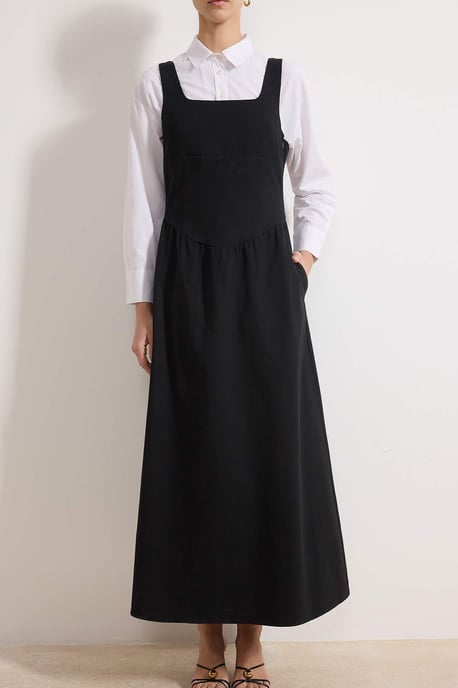 Damen Maxikleid, ärmellos, flach, lässig/alltagstauglich, Skaterkleid mit Hijab-Schnitt - Image 2