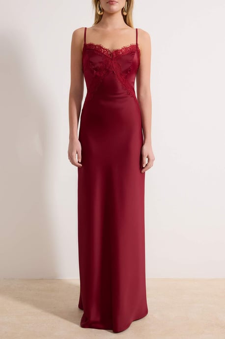 Lila, flaches, ärmelloses Maxikleid für Damen, ideal für Abschlussfeiern, Abiball und Abendveranstaltungen - Image 2