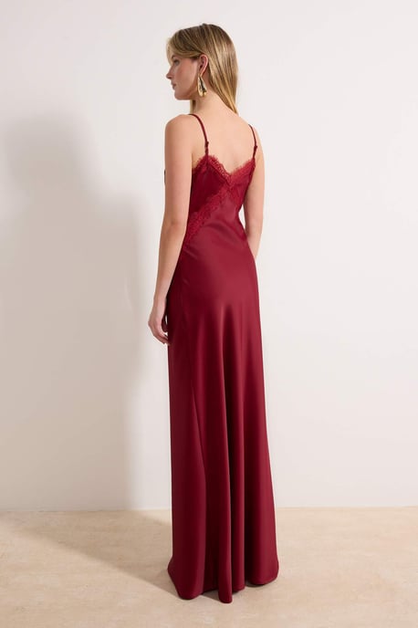 Lila, flaches, ärmelloses Maxikleid für Damen, ideal für Abschlussfeiern, Abiball und Abendveranstaltungen - Image 3