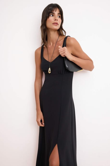 Ärmelloses, flaches Maxikleid in A-Linie für Damen - Image 4