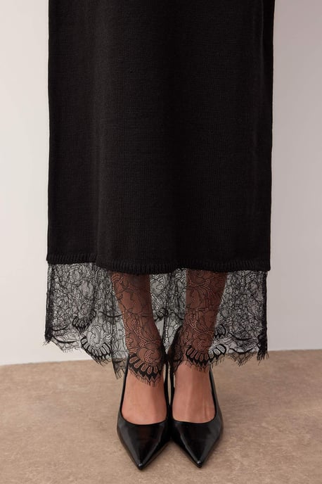 Langes, flaches Maxikleid für Damen, lässig/lässiges A-Linien-Hijab-Kleid - Image 2