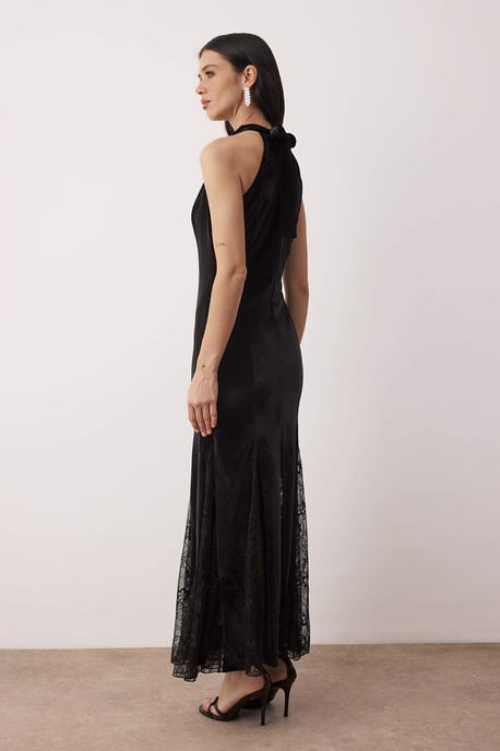 Elegantes, ärmelloses Maxikleid für Damen im Skater-Stil/Nachtkleid - Image 3