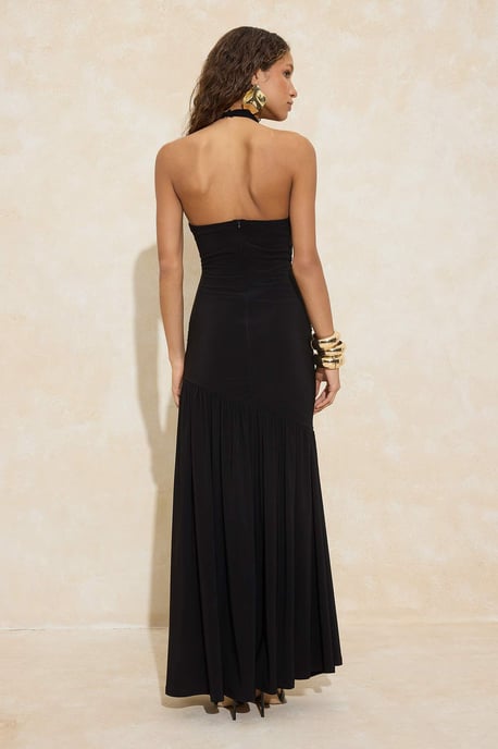 Damen-Maxikleid, ärmellos, für Abschlussball/Abendveranstaltung, Fischfrisur - Image 3