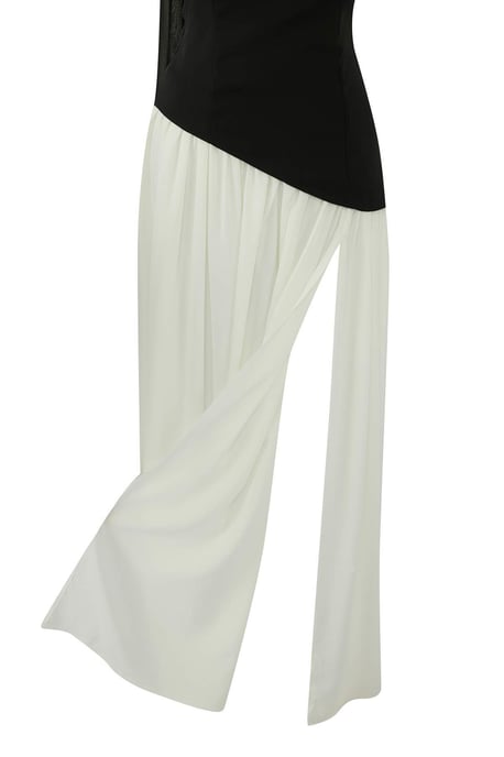Schwarzes, gerades, ärmelloses Maxi-Cocktailkleid für Damen - Image 4