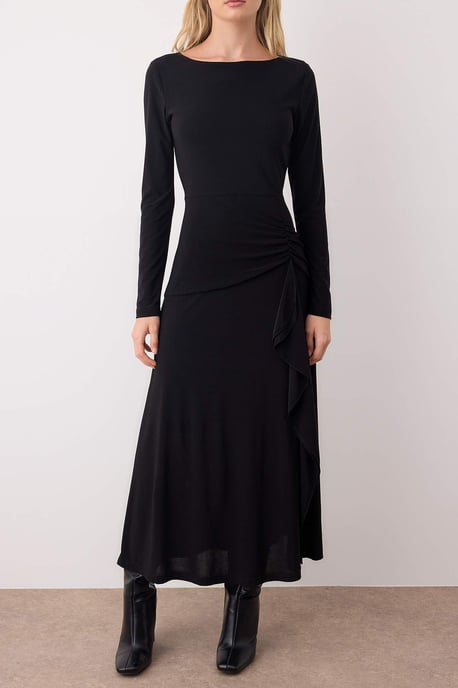 Langes, flaches A-Linien-Maxikleid für Damen, sowohl für Tag als auch für Nacht - Image 2