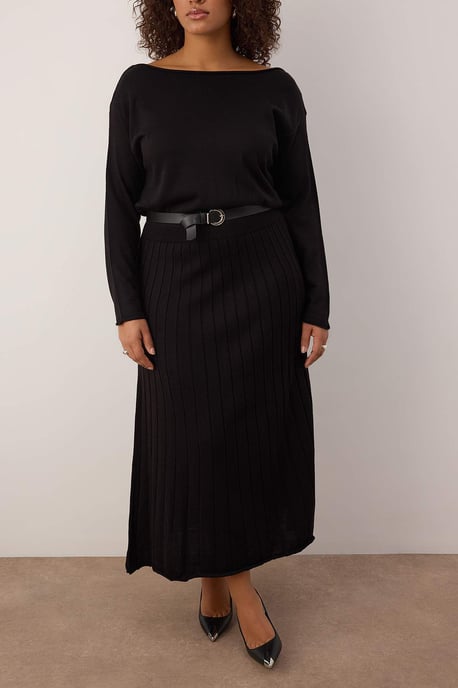 Curve Damen Maxikleid mit geradem Schnitt, A-Linie, lang, für Tag und Nacht, in Übergröße - Image 2
