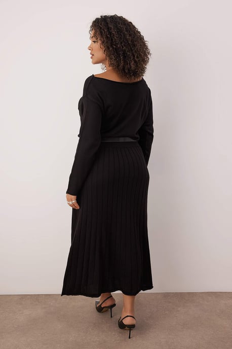 Curve Damen Maxikleid mit geradem Schnitt, A-Linie, lang, für Tag und Nacht, in Übergröße - Image 3