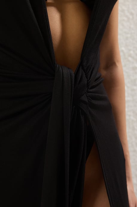 Damen Maxikleid, gerade geschnitten, locker fallend, übergroß, Strandkleid - Image 2
