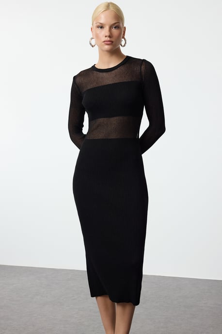 Langes, flaches, lässiges/schlankes Maxikleid für Damen - Image 1
