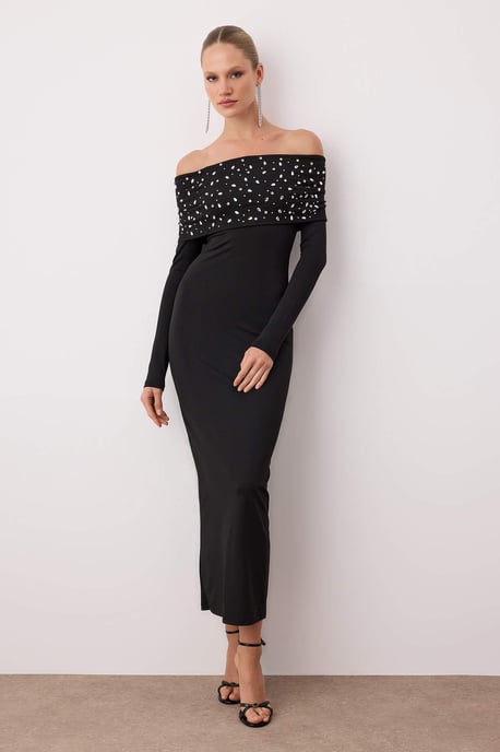 Elegantes, langes, figurbetontes Maxikleid für Damen – perfekt für den Abend. - Image 4