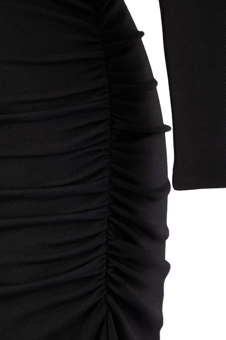 Curve Damen Unifarbenes Maxi-Kleid in Übergröße, lässig, lässig, mit Etui-Schnitt - Image 2