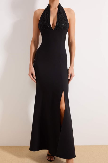 Damen-Maxikleid, ärmellos, für Abschlussball/Abendveranstaltung, Fischfrisur - Image 2