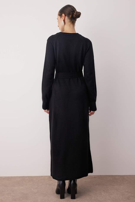 Unifarbene, lange, elegante A-Linien-Abendkleider für Damen - Image 3
