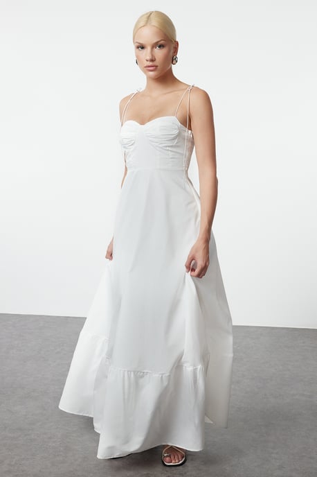 Gerades, locker fallendes Maxikleid für Damen, geeignet für Tag und Nacht - Image 1