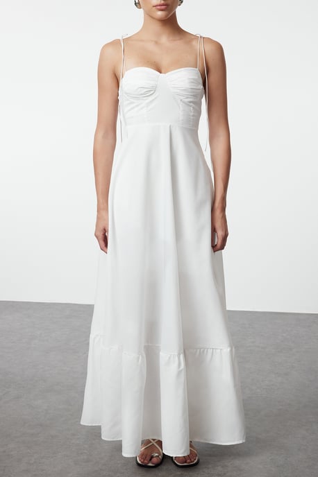 Gerades, locker fallendes Maxikleid für Damen, geeignet für Tag und Nacht - Image 3
