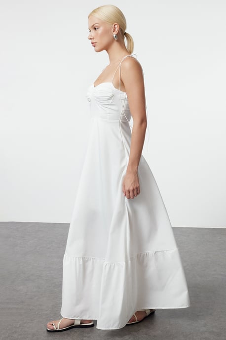 Gerades, locker fallendes Maxikleid für Damen, geeignet für Tag und Nacht - Image 4
