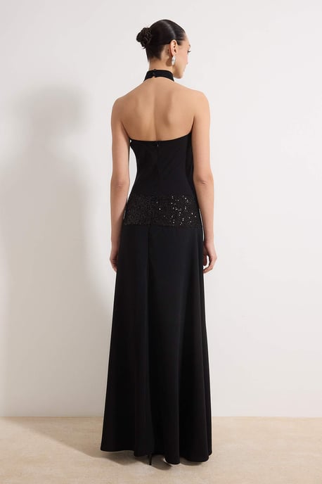 Elegantes, ärmelloses Maxikleid für Damen in A-Linie – perfekt für Abend und Ball. - Image 3