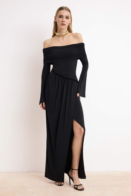 Lange, flache Maxikleider für Damen, ideal für Abschlussfeiern, Ballkleider und Abendkleider - Image 1