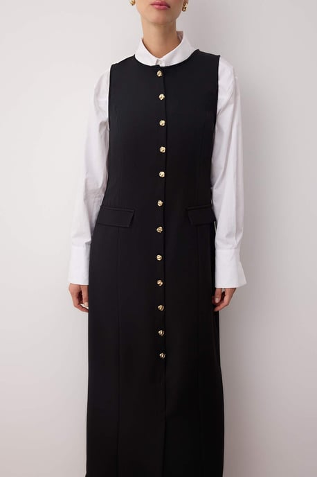 Damen Unifarbenes Maxikleid, ärmellos, lässig, schlicht und modisch - Image 2