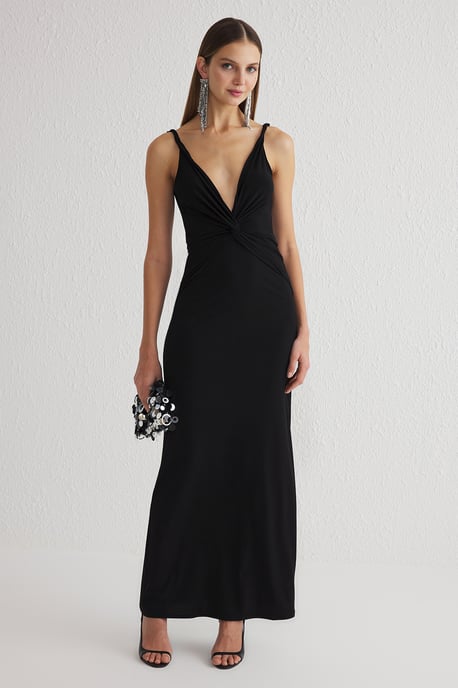 Schlichtes, ärmelloses Maxikleid für Damen, ideal für Abschlussfeiern, Ball und Abendveranstaltungen - Image 1