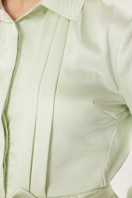 Grüne, schlichte Kleider - Image 3