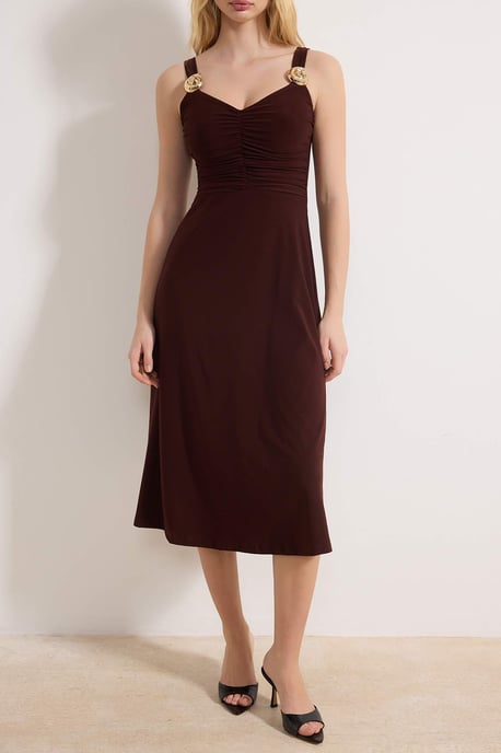 Damen Midi-Kleid, ärmellos, figurbetont, für Tag und Nacht - Image 2