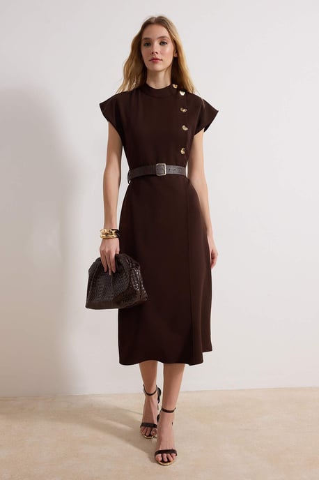 Damen-Midikleid, ärmellos, flach geschnitten, lässig/alltagstauglich - Image 1