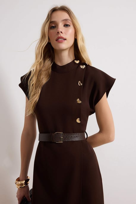 Damen-Midikleid, ärmellos, flach geschnitten, lässig/alltagstauglich - Image 4