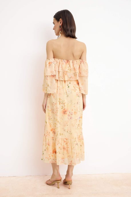 Damen-Maxikleid mit Blumenmuster, ärmellos, für Tag und Nacht - Image 3