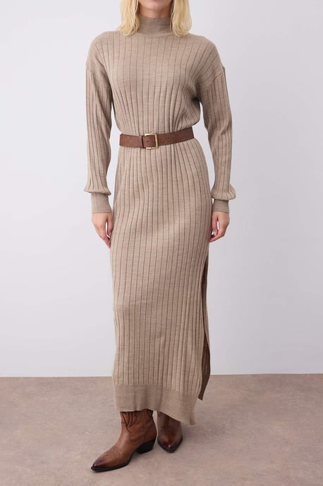 Langes, flaches Maxikleid für Damen, lässig/leger - Image 2