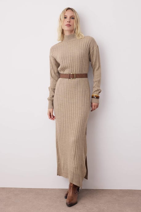 Langes, flaches Maxikleid für Damen, lässig/leger - Image 4