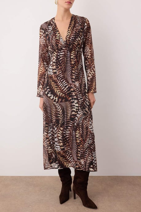 Langes Maxikleid mit Paisleymuster für Damen, A-Linie, perfekt für Abend und Alltag. - Image 2