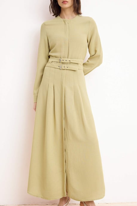 Langes, flaches Maxi-Kleid für Damen, lässig/alltagstauglich, Skater-Stil, Hijab-Kleid - Image 2