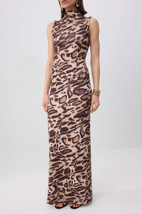 Damen-Maxikleid, ärmellos, figurbetont - Image 2