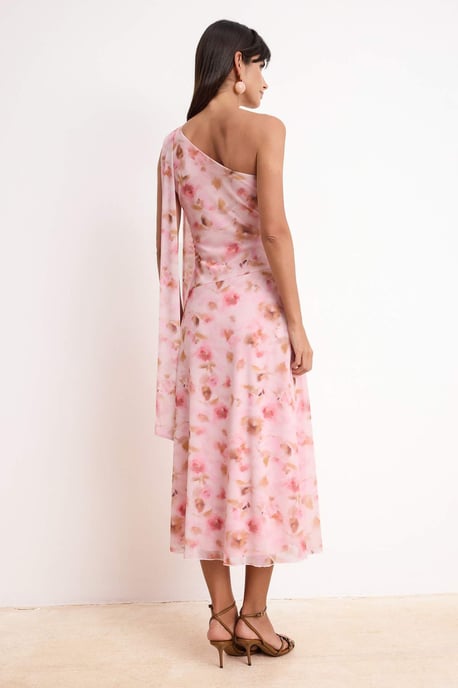 Abstrakt Maxi-Kleid für Damen, ärmellos, A-Linie - Image 3