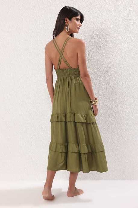 Damen Maxikleid, ärmellos, Oversize-Schnitt, gerade geschnitten - Image 3