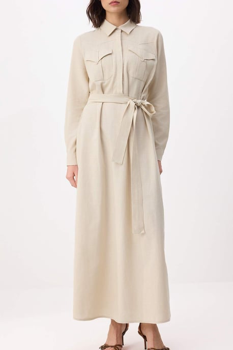 Flaches, langes A-Linien-Hijab-Kleid für Damen - Image 2