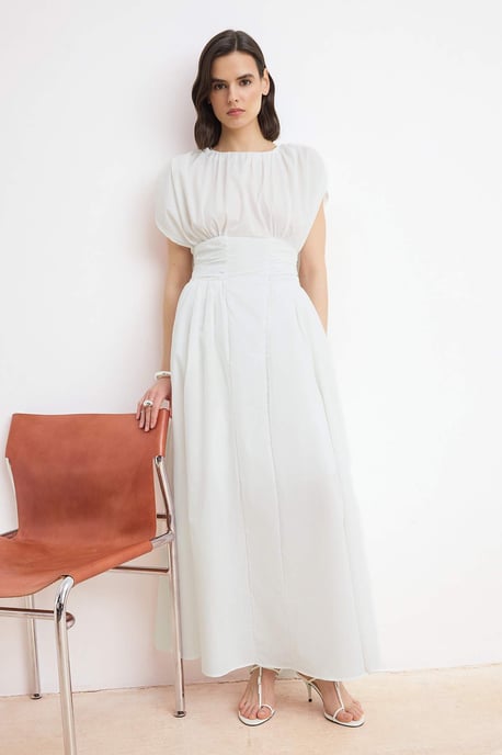 Ärmelloses, flaches Midi-Kleid für Damen - Image 1