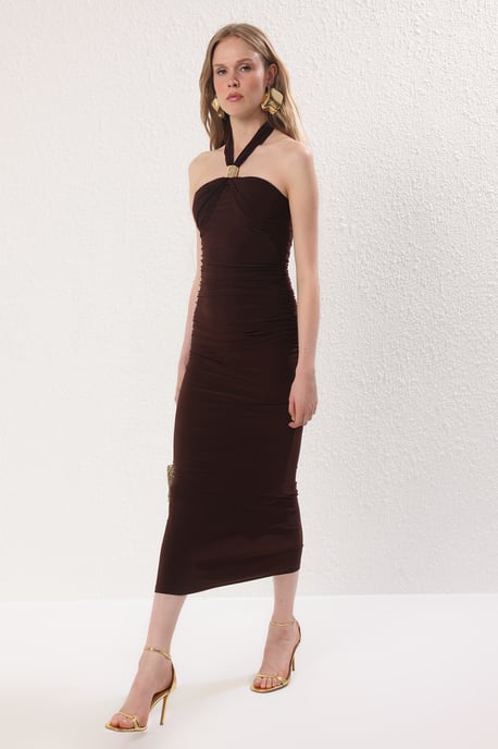 Ärmelloses, gerades Maxikleid für Damen – Partykleid - Image 1