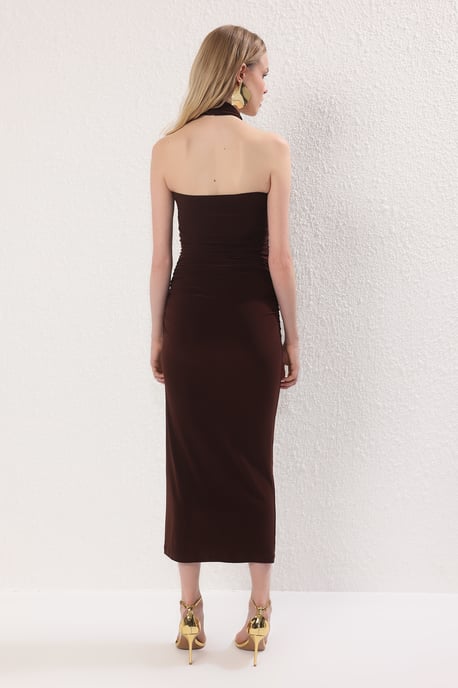 Ärmelloses, gerades Maxikleid für Damen – Partykleid - Image 3