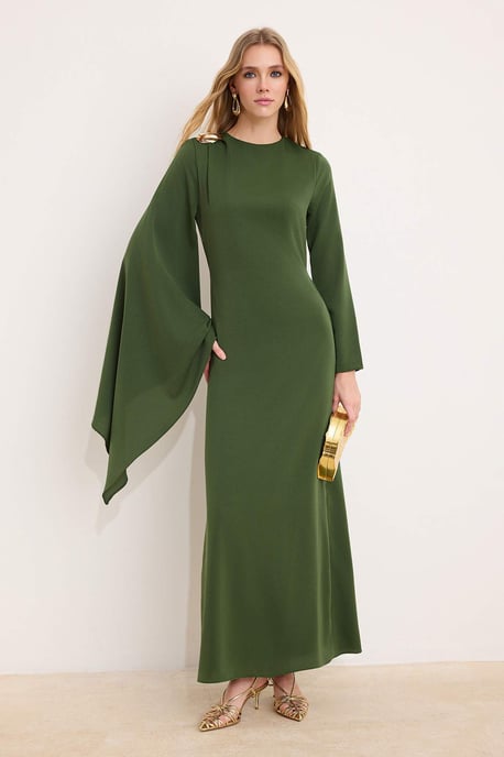 Elegantes, flaches Maxi-Abendkleid in A-Linie für Damen – modisch und elegant. - Image 1