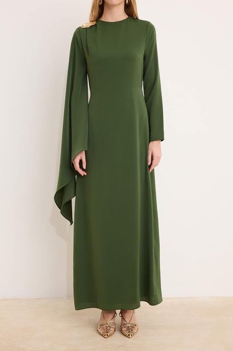 Elegantes, flaches Maxi-Abendkleid in A-Linie für Damen – modisch und elegant. - Image 2