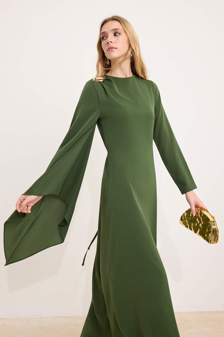 Elegantes, flaches Maxi-Abendkleid in A-Linie für Damen – modisch und elegant. - Image 4