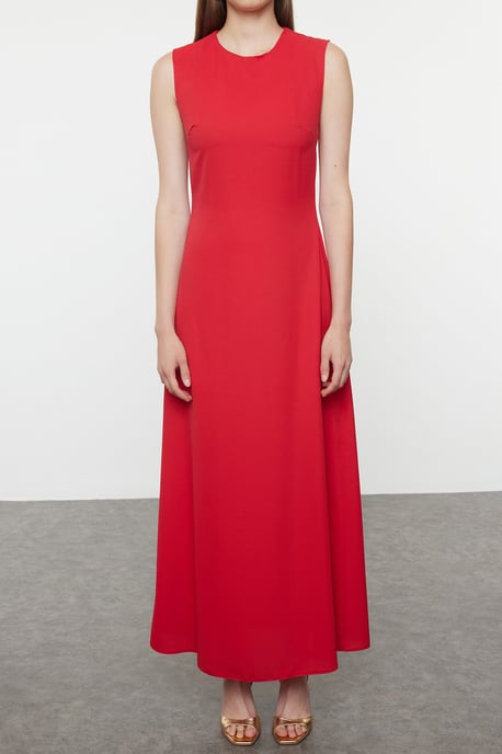 Langes, gerades, elegantes und figurbetontes Hijab-Abendkleid für Damen - Image 3