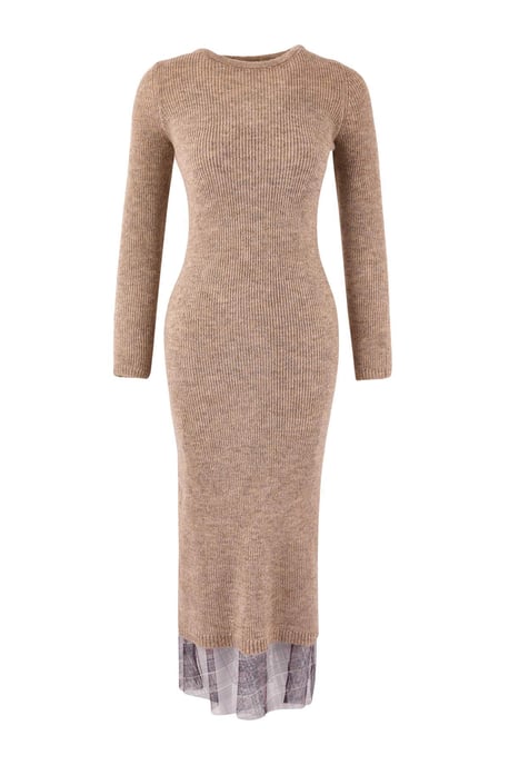 Damen-Maxikleid mit Karomuster / kariert, lang, lässig/alltagstauglich, A-Linie - Image 1