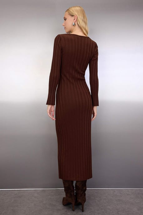 Damen-Maxikleid, flach, lang, figurbetont, für Tag und Nacht - Image 3