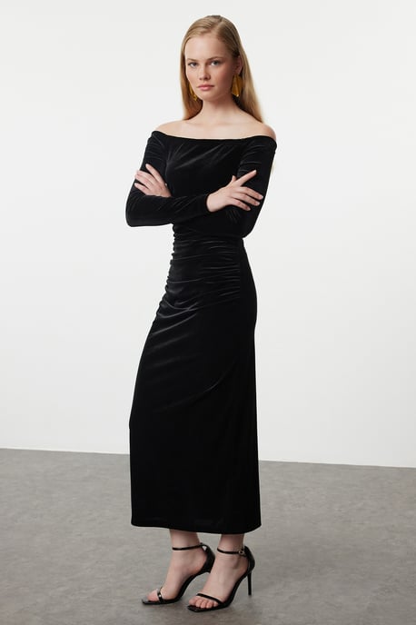 Gerade geschnittenes, mittellanges Cocktailkleid für Damen - Image 4