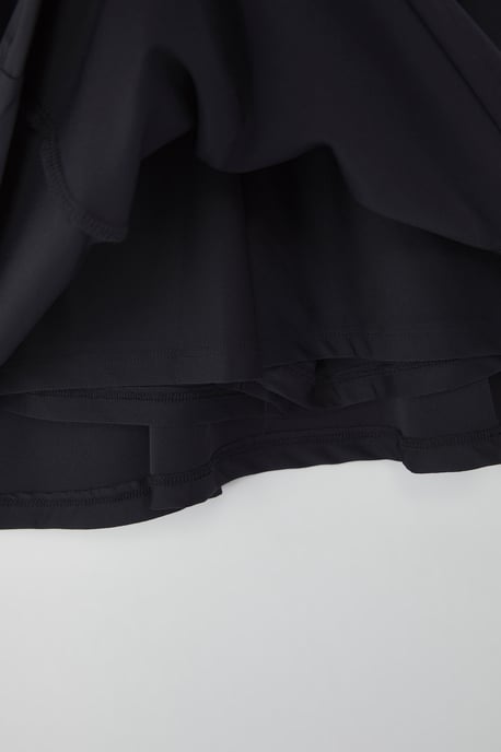 Damen Marineblau Gestreiftes Ärmelloses Mini Sportkleid - Image 4